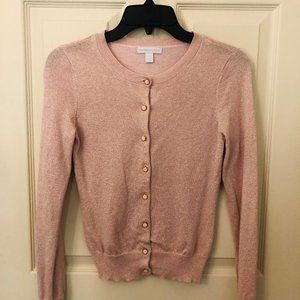 { New York & Company } Sparkly Pink Cardigan, XS